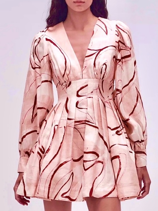 Aje Dresses & Skirts - 🌺🎉HP🎉🌺 NWT Aje Amelia Plunge Mini Dress Whimsical Dove